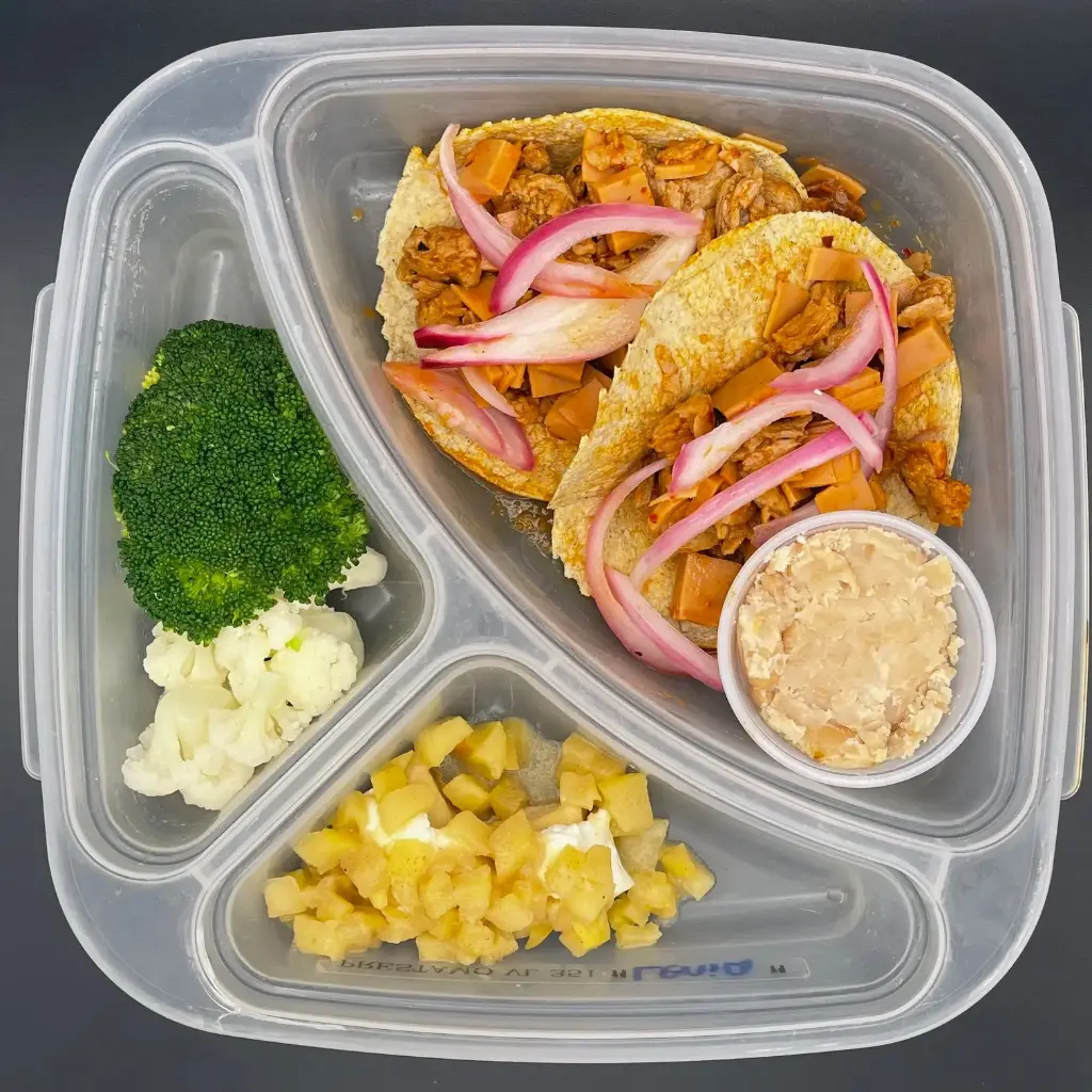 Veggie | Jueves | Comida | Tacos de cochinita veggie