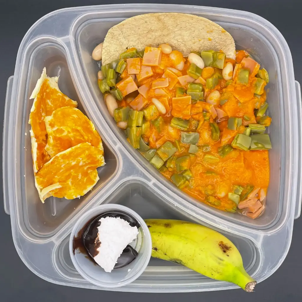 Veggie | Martes | Comida | Frijoles veggie con nopales