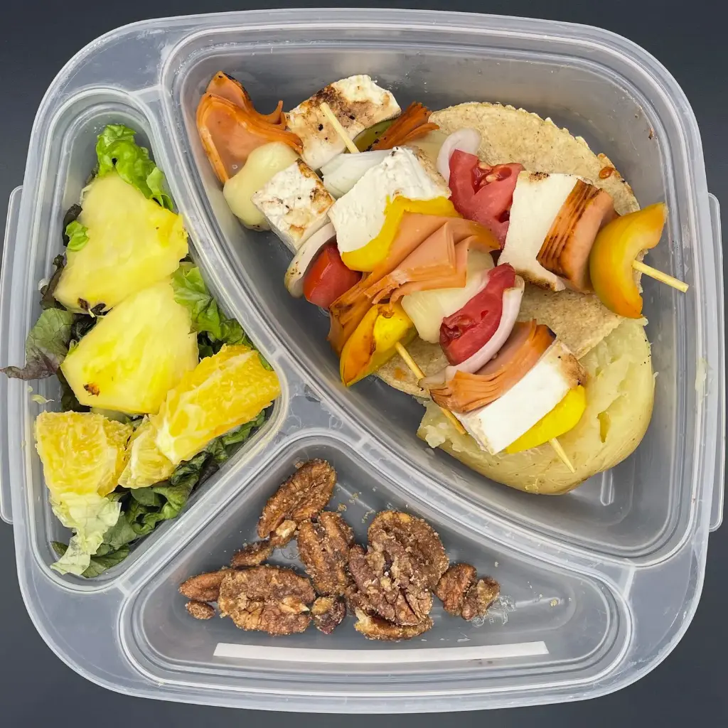 Veggie | Miércoles | Comida | Brochetas veggie